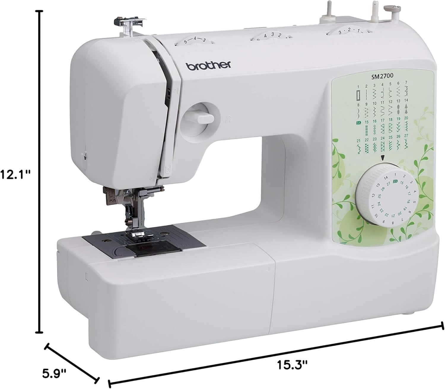 Brother SM2700 27-Stitch Free Arm Sewing Machine and SA520 Water Soluble Stabilizer