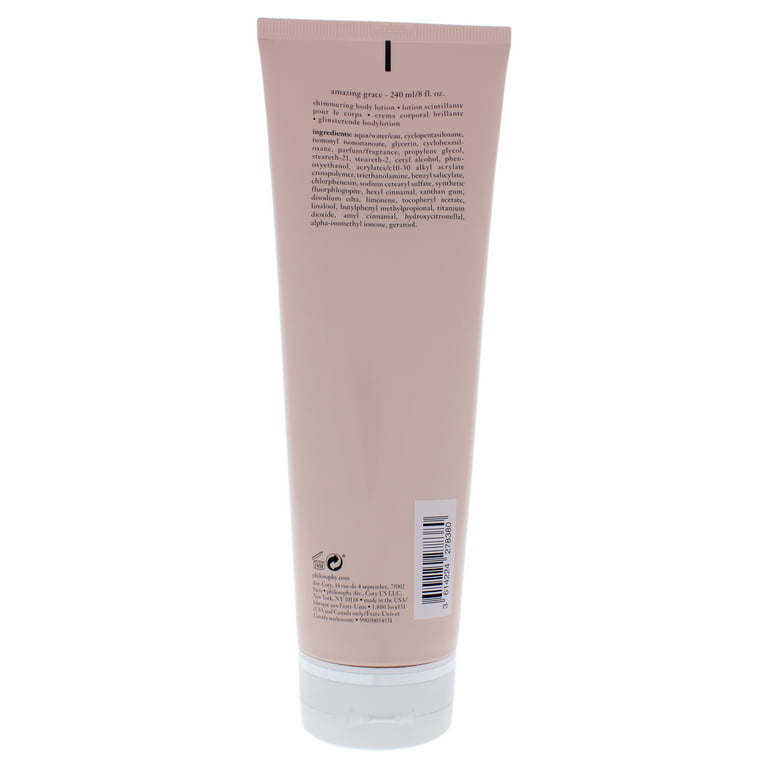 Philosophy Pure Grace Body Lotion 8 fl oz / 240 ml Ingredients and