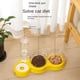 thumbnail image 4 of Pet Cat Bowl Automatic Feeder 3-in-1 Dog Cat Food Bowl With Water Fountain Double Bowl Drinking Raised Stand Dish Bowls For Cats ShopWise Round, 4 of 11