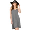 thumbnail image 3 of Made by Johnny Women's V-Neck Spaghetti Strap Tunic Short Dress XL HDG, 3 of 6