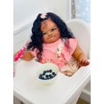 thumbnail image 1 of Muñeca bebé realista GYCV de 24" negra con peso, 1 of 5