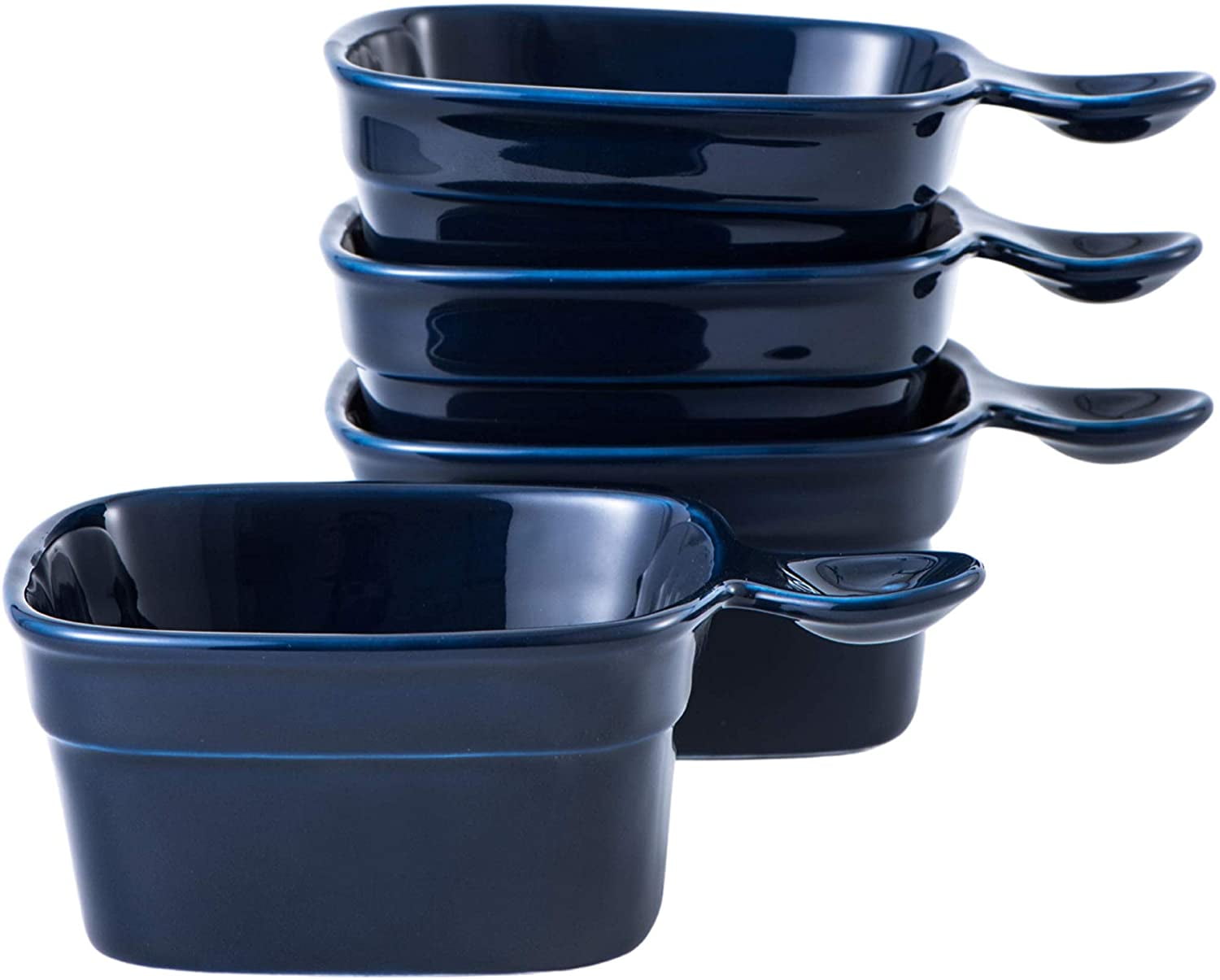 Bruntmor Oven To Table 8 oz Porcelain Oven Safe Ramekins Serving Bowls