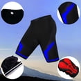 thumbnail image 4 of Biking Shorts for Men Cycling Quick Drying Breathable Bike Short with Pockets Half-Pants Outdoor Sports Clothes Blue, Size M, 4 of 5