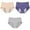 245#Navy, variant on 2025 Incontinence Underwear for Women High Absorbency Period Leakproof Cotton Underwear Bladder Control Panties 3Pack