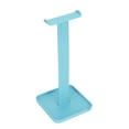 thumbnail image 4 of Soporte para auriculares multifuncional, ahorra espacio, resistente, duradero, estable, color brillante, azul, 4 of 14