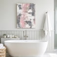 thumbnail image 6 of Canvas Wall Art, Pink Grey Abstract Framed Canvas Prints for Living Room Office, Modern Minimalist Smear Art Large Gallery Wrapped Wall Decor for Home Office, Gifts, 16"x24" Ship Next Day, 6 of 9