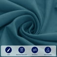 thumbnail image 4 of Subrtex Bed Sheets Wrinkle Resistant Premium Microfiber Deep Pocket Fitted Sheet, Peacock Blue, King, 4 of 7