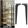 thumbnail image 6 of Voiceine 2 Pcs Heavy Duty Shelf Brackets Industrial Shelf Bracket Wall Shelf Brackets Hidden Decorative Shelf Bracket Floating Shelf Bracket, 6 of 11