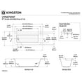 thumbnail image 4 of Kingston Brass VTPN673219T 67-Inch Acrylic Rectangular Drop-In Tub with Anti-Skid Surface in Glossy White, 4 of 7