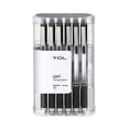 thumbnail image 3 of TUL Gel Pens, Retractable, Medium Point, 0.7 mm, Gray Barrel, Black Ink, Pack Of 12, 3 of 6