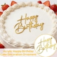 thumbnail image 5 of NOVELAR Gold Acrylic Cake Topper, 3.55 inch, Lightweight and Portable for Easy Installation, Perfect for Birthday Parties and Anniversary Celebrations, 5 of 5
