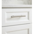 thumbnail image 3 of Premium Satin Nickel Cabinet Pulls - 25 Count Jumbo Pack, 3 Inch Hole Center Solid Steel Hardware for Kitchen and Bathroom Drawers, Weighted Professional Quality with Dual Screw Sizes, 3 of 5