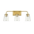 thumbnail image 2 of Trade Winds Lighting 3-Light Bathroom Vanity Light In Natural Brass, 2 of 6