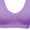 Lavender, variant on Seamless Support Wireless Comfort Bra - Breathable Mesh Design, Anti-Chafing, Removable Pads, Versatile & Easy Maintenance Stretch Sports Freedom Bra - Dusky Purple - 3X-Large