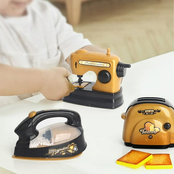 NEWwt Rice Cooker Electric Iron Simulation Home Appliance Model Kids