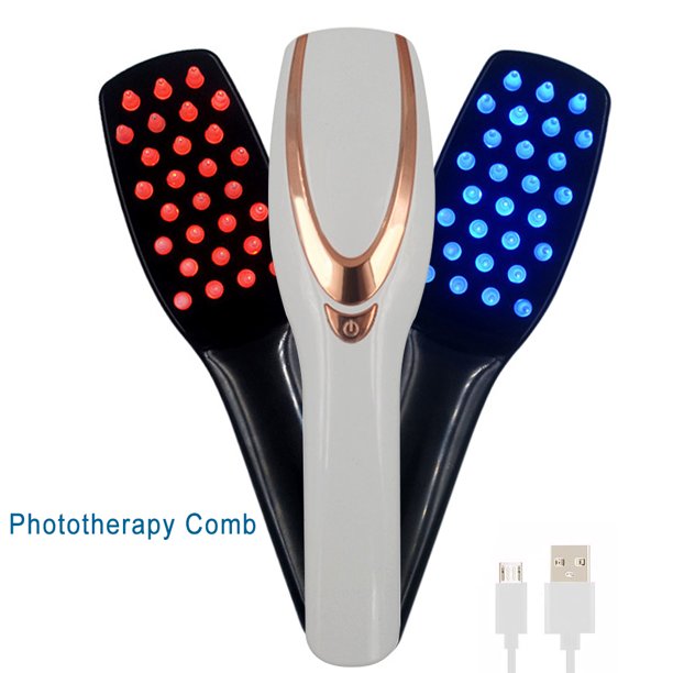 3in1 Phototherapy Scalp Massager Comb for Hair Growth Anti Hair Loss