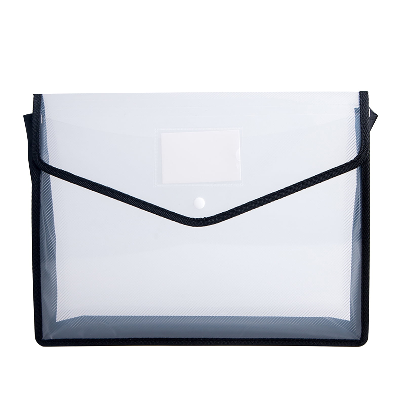 Hapeisy Lightweight Plastic Envelopes, Clear Document Folders US Letter