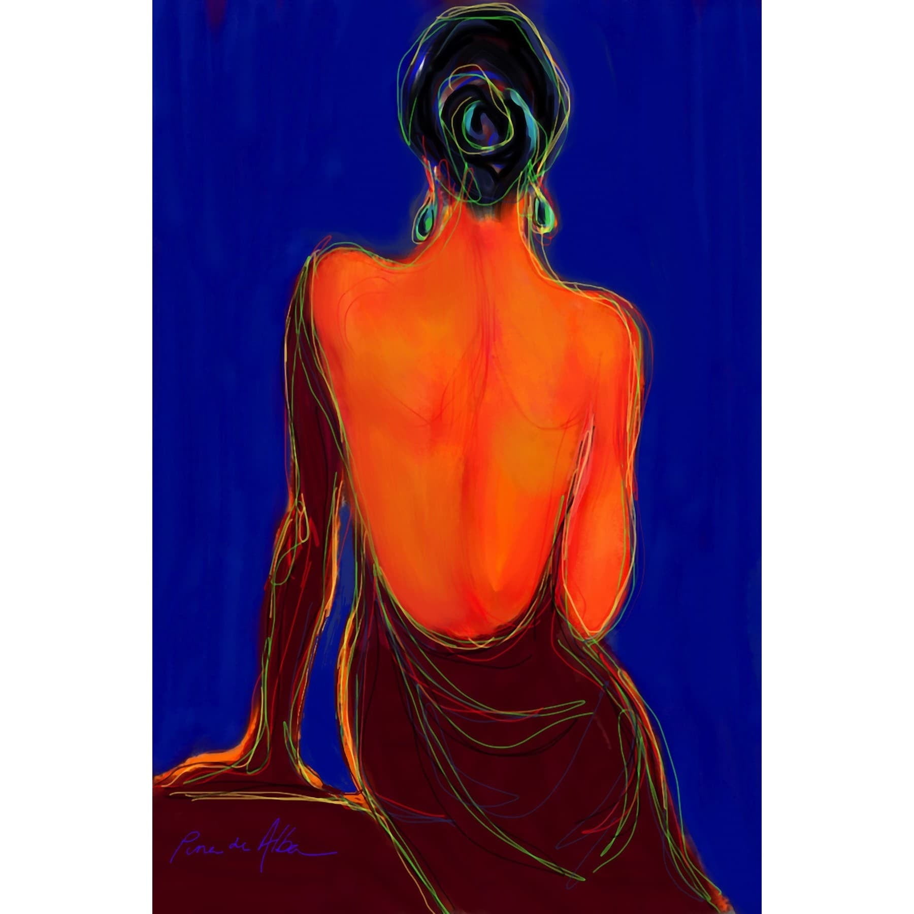 Marmont Hill "Cocktail Hour" by Arthur Pina Painting Print on Wrapped Canvas