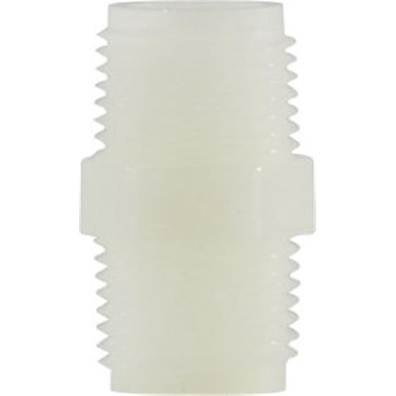 Midland Industries 28611W 0.12 in. White Nylon Hex Nipple
