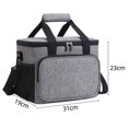 thumbnail image 1 of Bolsa de aislamiento, bolsa de picnic de tela oxford impermeable, bolsa de hielo para exteriores, bolsa de aislamiento portátil engrosada, 1 of 4