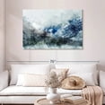 thumbnail image 2 of Elephant Stock Ice Landscape Abstract Wall Art - Horizontal Canvas Wall Art - Living Room Wall Decor - Abstract Canvas - Gray And Blue Decor - 45" x 30", 2 of 8