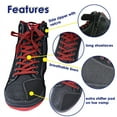 thumbnail image 4 of High Top Street Riding Sneakers Motorcycle Shoes Men,Anti-Slip Sole, Extra Shift Pad, Ankle and Heel Protector, YKK Side Zipper, 4 of 6