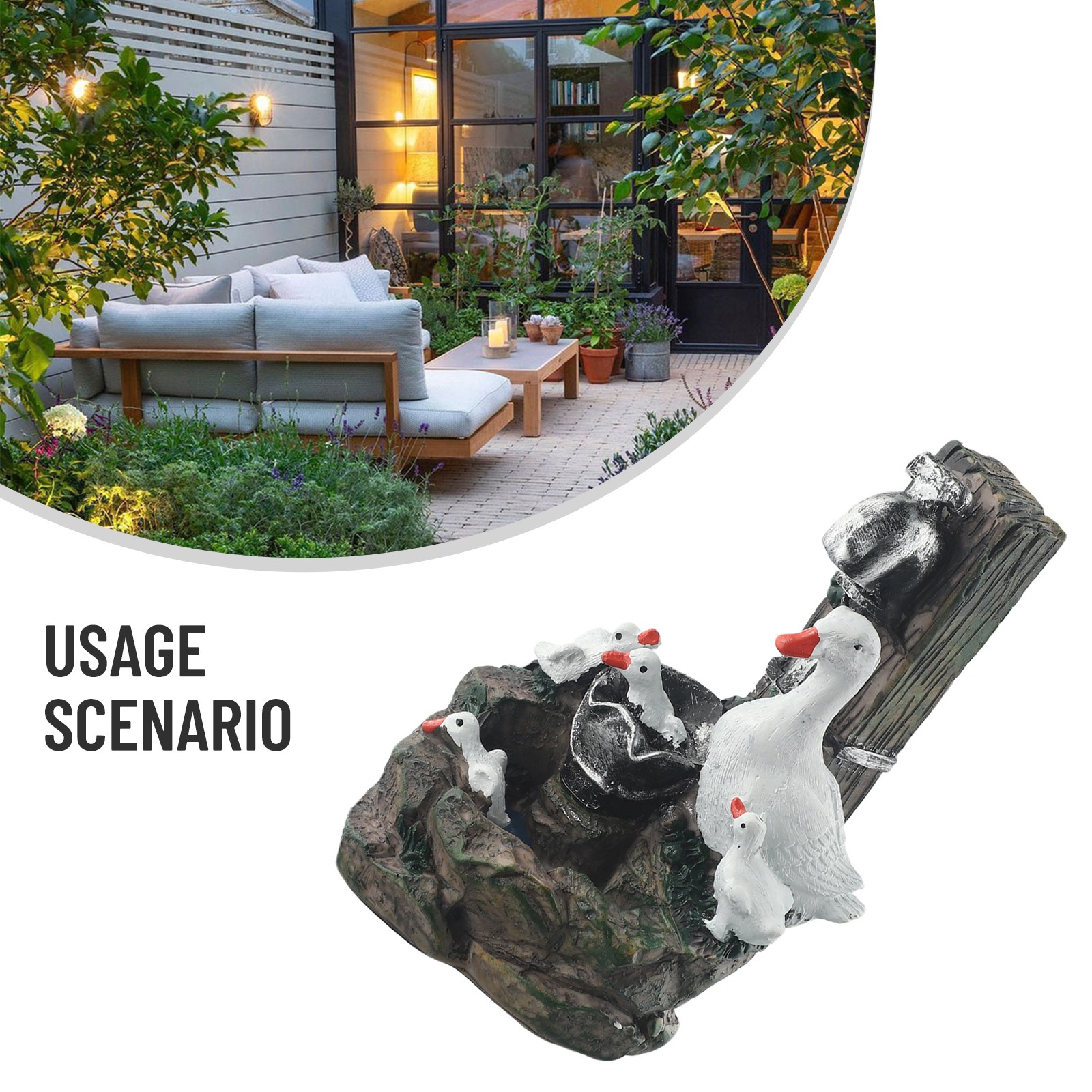 Whatever You Like-Solar Powered Squirrel Garden Light Outdoor Patio Decor LED Animal Lamp Whimsical Resin Statue Lawn Ornament Yard Art Decoration Night Light"}