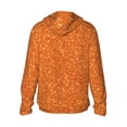 thumbnail image 2 of Picia Orange Glitter Women's Men's UPF 50+ Sun Protection Hoodie Shirt Long Sleeve SPF Fishing Outdoor UV Hiking Lightweight Shirts-3X-Large, 2 of 9