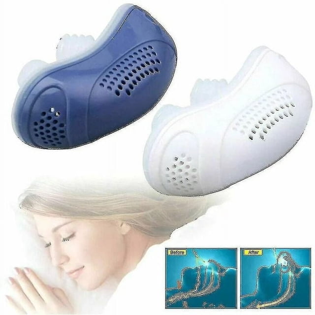 Anti - ronquidos 2 en 1, dispositivo anti - ronquidos de velocidad variable con velocidad de viento ajustable para mujeres y hombres que roncan.