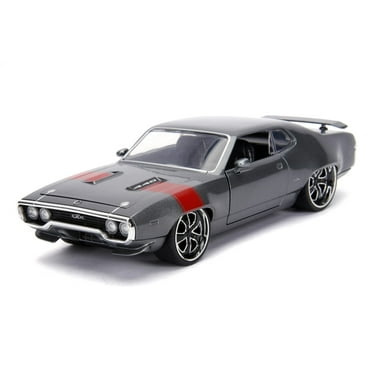 Jada Toys 1972 Plymouth GTX 440 Metallic with Stripe "Bigtime Muscle" 1/24 Diecast Model Car Play Vehicle(Selections May Vary)