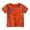 Orange, variant on Girls Americana Graphic T-Shirt Short Sleeve Crew Neck T Shirt Summer Tee