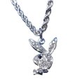 thumbnail image 1 of Big Bunny Necklace Rabbit Pendant Choker Necklace Statement Long Chain Necklace For Women And Men, 1 of 5