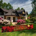 thumbnail image 1 of Happy Halloween Hanging Banner Extra Large Sign Poster Background Backdrop For Halloween Party Decorations, 1 of 3