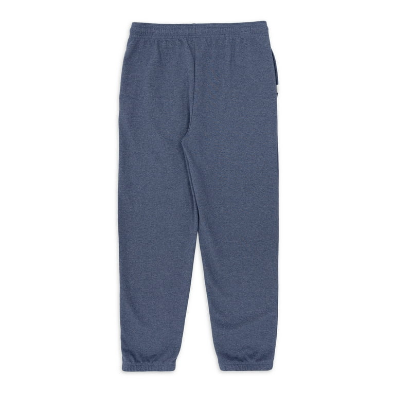 BLUE PANTS RELAXED FIT IN FRENCH TERRY, CHILD BLUE PANTS RELAXED FIT IN FRENCH TERRY, CHILD