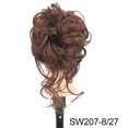 thumbnail image 3 of Peluca femenina Extensión de for el cabello rizado desordenado, 1 Uds., postizos ondulados rizados sintéticos, Clip de garra en el plato, moño de moño con garra for mujeres Peluca sintética, 3 of 4