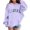 Violet, variante sur Wdgfv Chandail à Capuchon pour Filles, Manches Longues, Décontracté et Confortable pour les Activités Quotidiennes et l'Extérieur, Rouge, 2-3 Ans