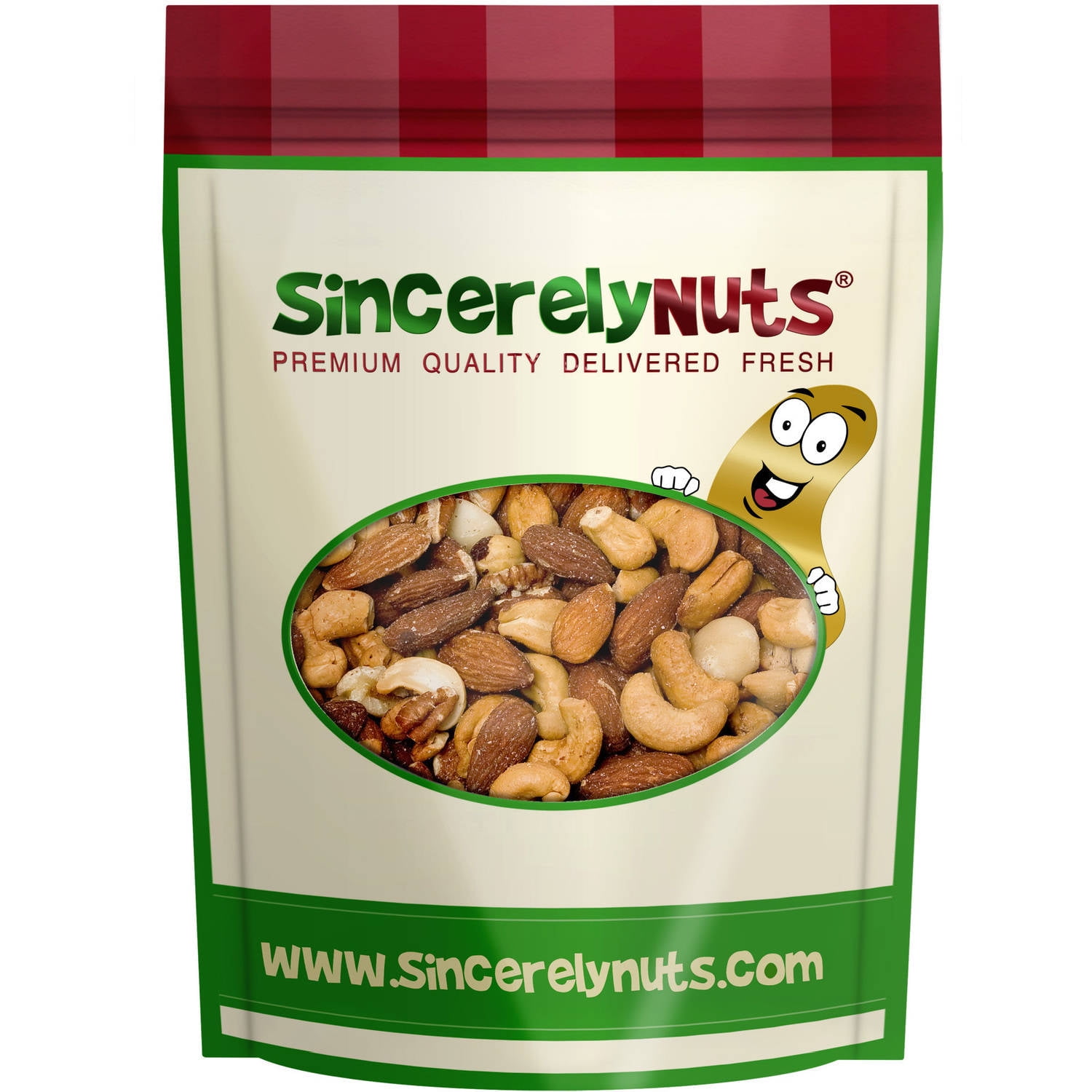 Sincerely Nuts Mixed Nuts Roasted Unsalted, 2 LB Bag by Sincerely Nuts