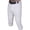 White, variant on Exxact Sports Women’s Softball Pants with Zipper Fly, Elastic Bottom and Mesh Panels, Fastpitch Softball Pants for Women (White, Adult Small)