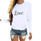 thumbnail image 1 of Camisetas de Cuello de la Tripulación de Manga Larga para los Hombres Estampadas Camisetas de Manga Larga para las Mujeres, Camiseta de Blusa Casual para Primavera Verano, 1 of 5