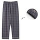 thumbnail image 1 of Pantalones de pijama largos Pantalones largos para hombre, pantalones para dormir, pantalones casuales de pierna recta de moda para mujer, pantalones a cuadros para el hogar, se pueden usar fuera de p, 1 of 3