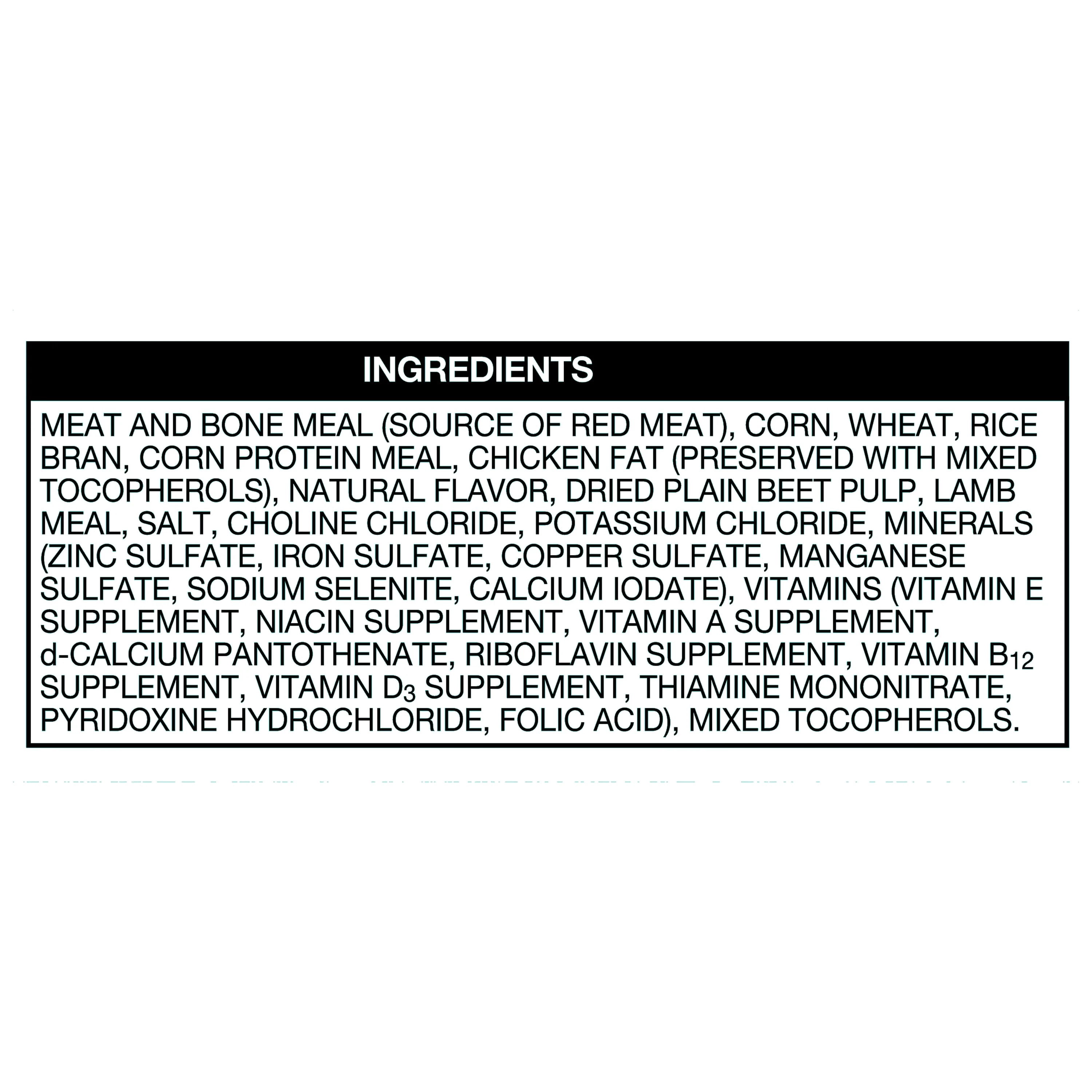 (4 pack) Ol' Roy High Protein with Red Meat Dry Dog Food for Adult Dogs, 15 lb Bag
