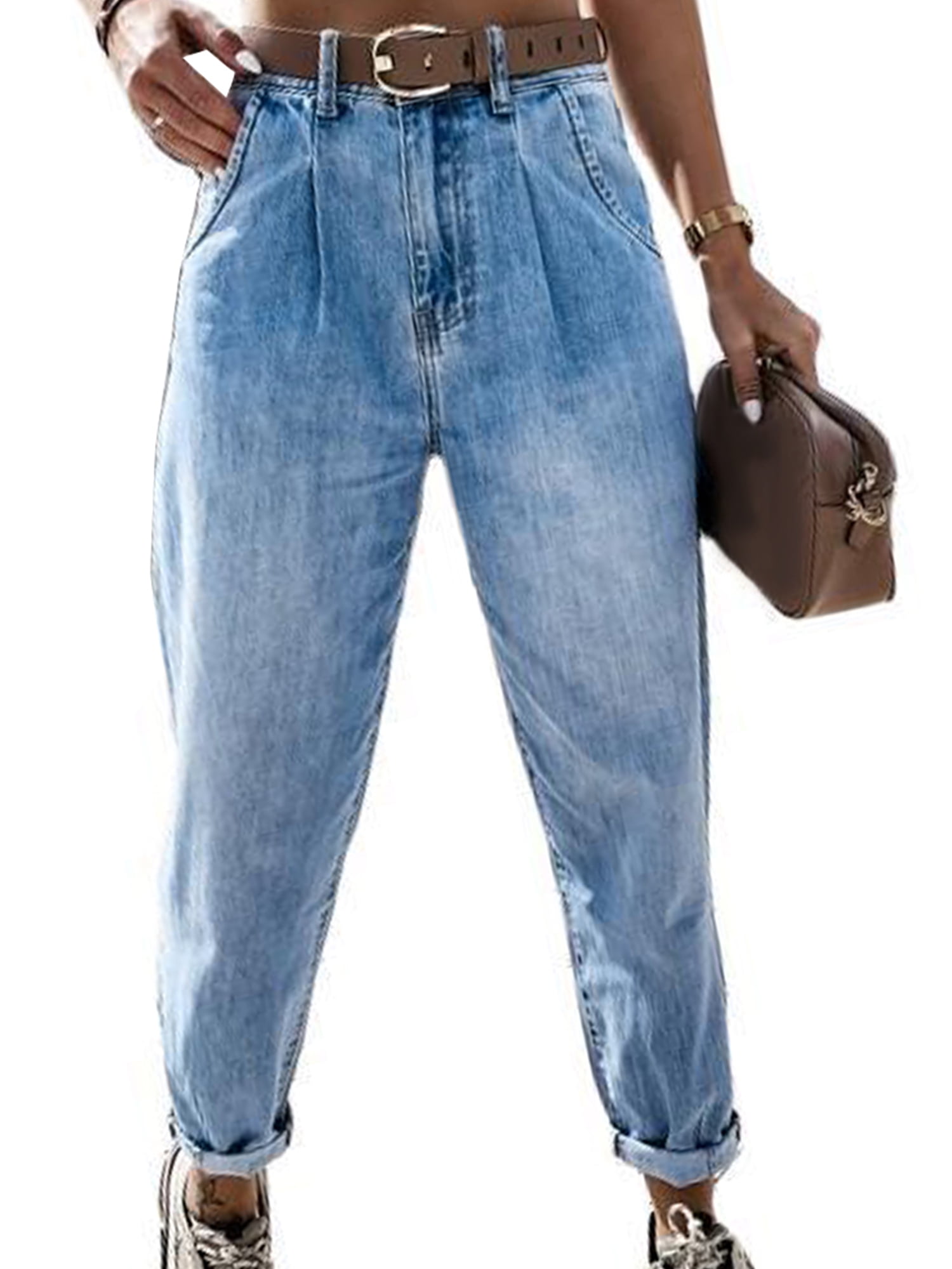 casual baggy jeans