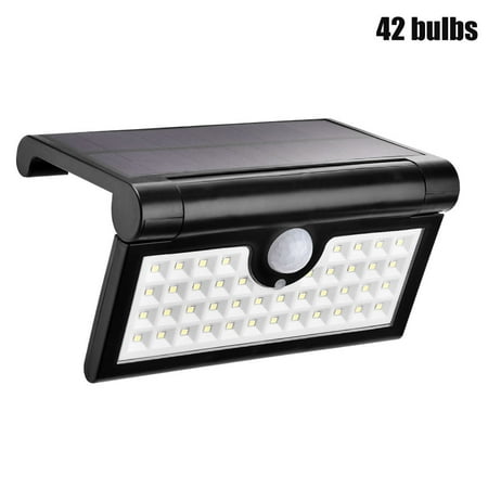 

Alexsix Foldable Solar Powered Wall Lights Waterproof IPR Motion Sensor for Garage Patio Garden