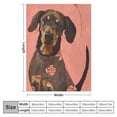 thumbnail image 4 of ARISTURING Love Dog Flannel Blanket for All Seasons, Anti-Pilling, Soft, and Durable 60x80in, 4 of 6