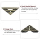 thumbnail image 3 of 60 Paquetes de Protectores de Esquinas de Metal de 17 mm, Protector de Esquinas para Diarios, Álbumes, Notas, Bronce, 3 of 6