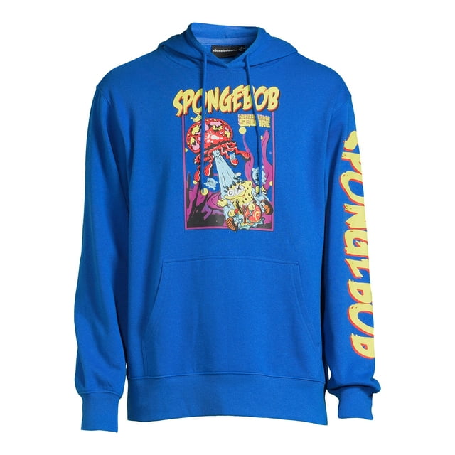 SpongeBob Squarepants Men's & Big Men's Graphic Hoodie Sweatshirt, Sizes S-3XL