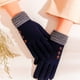 thumbnail image 4 of Guantes de mujer, guantes de invierno, cálidos, de punto de lana, forro fino y cálido, guantes para dedos con pantalla táctil para clima frío, 4 of 5