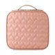 thumbnail image 1 of Organizador de maquillaje, neceser de viaje de piel sintética, impermeable, portátil, para cosméticos. Rosa, 1 of 9