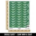 thumbnail image 2 of SSSSuper Super Work Snake Teacher Student School Sticker Set - Dark Green - Matte Finish - 1.5" Small, 2 of 7