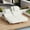 Beige+White, variant on Harper & Bright Designs Outdoor Patio Daybed Rattan Sunbed, Iron Frame Outdoor Bed Loveseat with 5-Position Adjustable Backrest and Removable Cushions & Pillows for Backyard Poolside, Beige+White